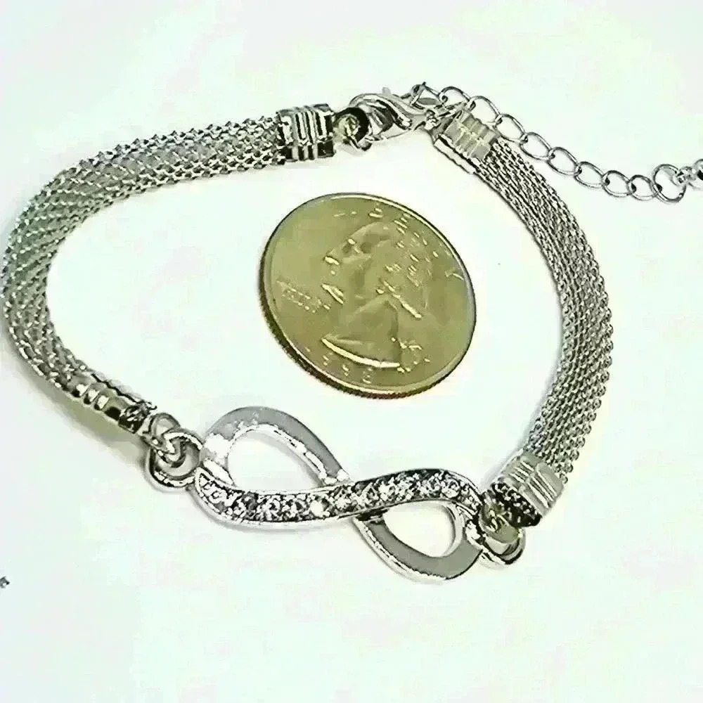 NWOT Elegant Infinity Bracelet - Picture 2 of 2